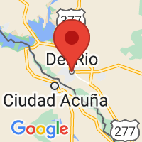 Map of Del Rio, TX US